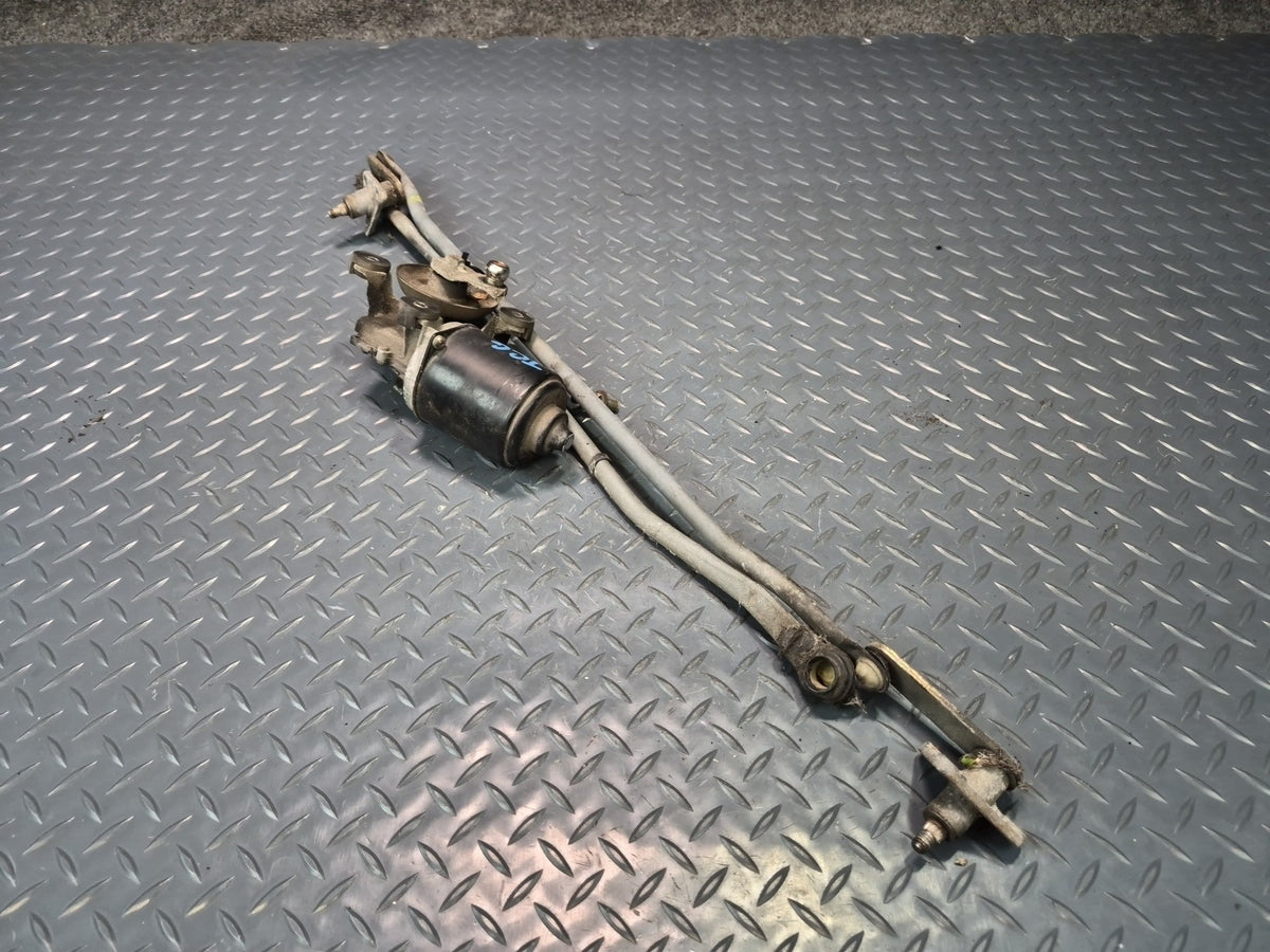 84-86 Toyota Cressida MX73 Front Windshield Wiper Linkage w Motor OEM