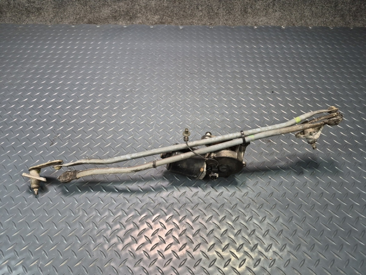 84-86 Toyota Cressida MX73 Front Windshield Wiper Linkage w Motor OEM