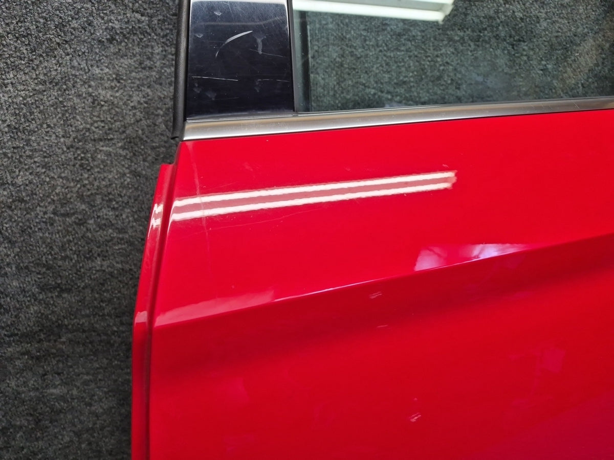 15-20 Audi S3 8VS Sedan Rear Left Door Shell Panel Misano RED Assembly OEM