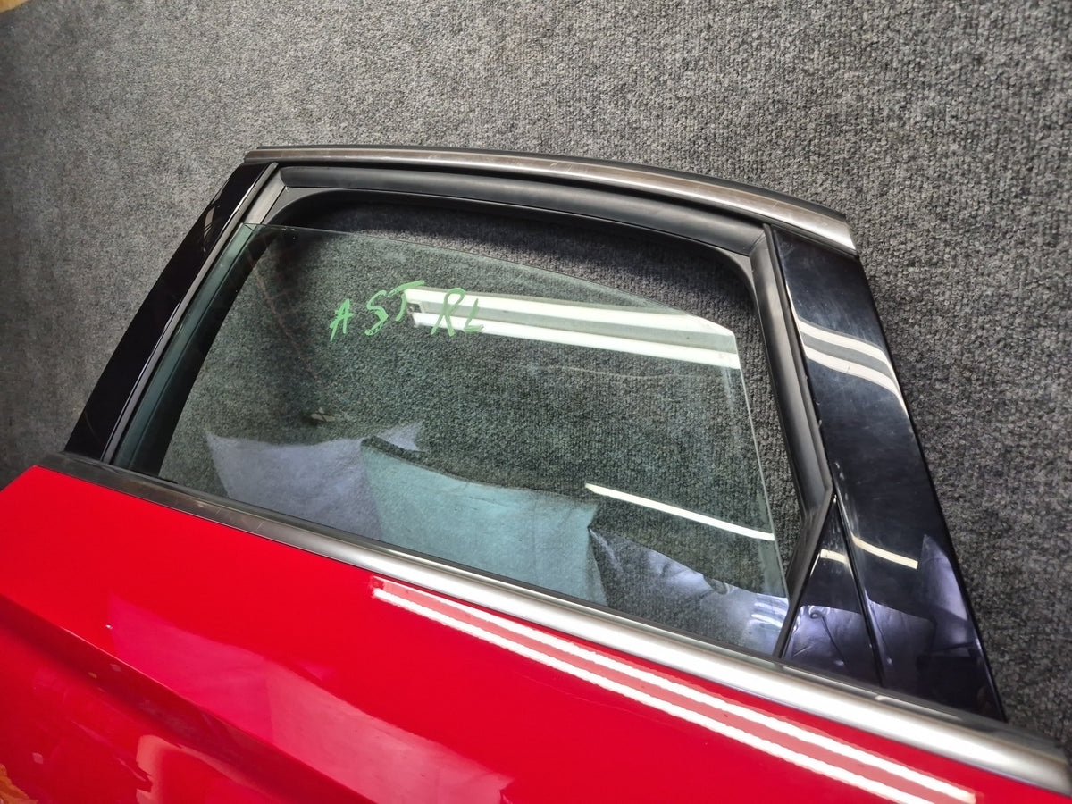 15-20 Audi S3 8VS Sedan Rear Left Door Shell Panel Misano RED Assembly OEM