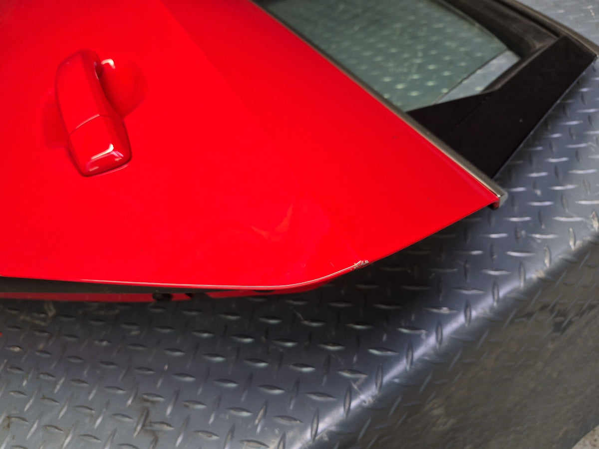 15-20 Audi S3 8VS Sedan Rear Left Door Shell Panel Misano RED Assembly OEM