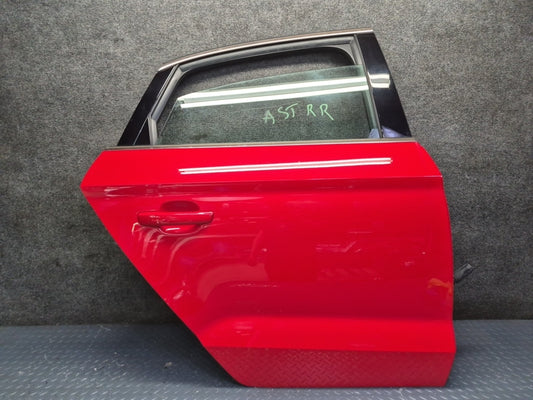 15-20 Audi S3 8VS Sedan Rear Right Door Shell Panel Misano RED Assembly OEM
