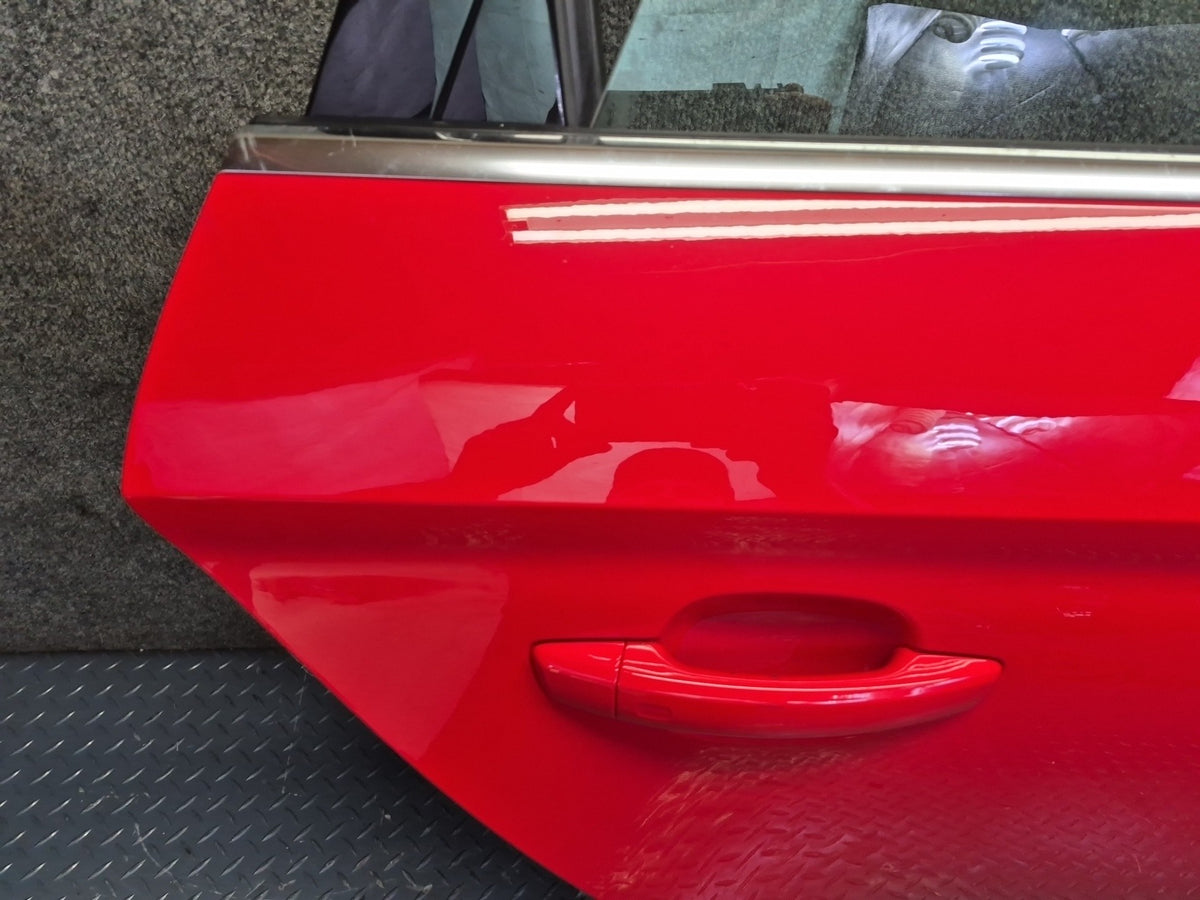 15-20 Audi S3 8VS Sedan Rear Right Door Shell Panel Misano RED Assembly OEM
