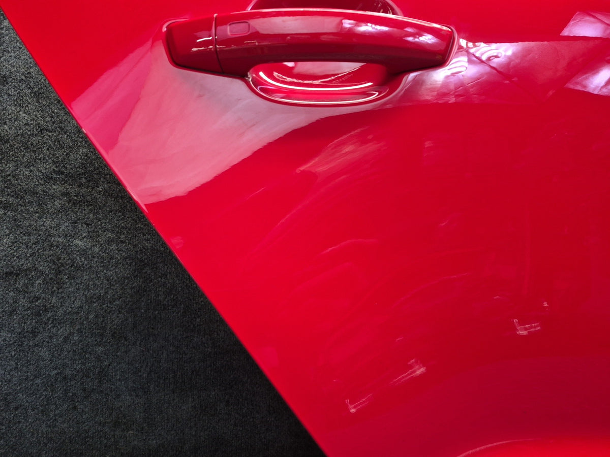 15-20 Audi S3 8VS Sedan Rear Right Door Shell Panel Misano RED Assembly OEM