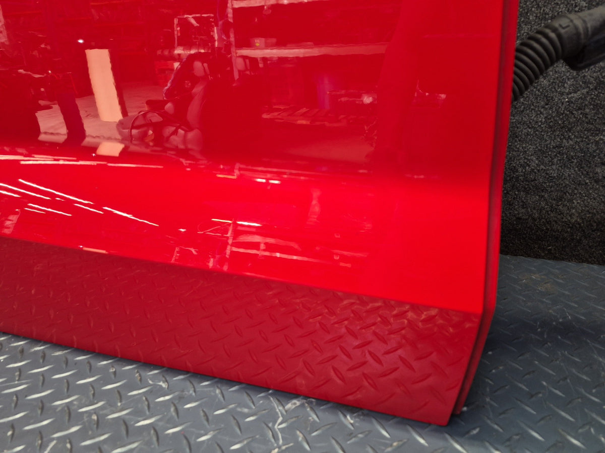 15-20 Audi S3 8VS Sedan Rear Right Door Shell Panel Misano RED Assembly OEM