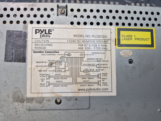Pyle Plus PLCDCS90 CD Radio Cassette Player Receiver