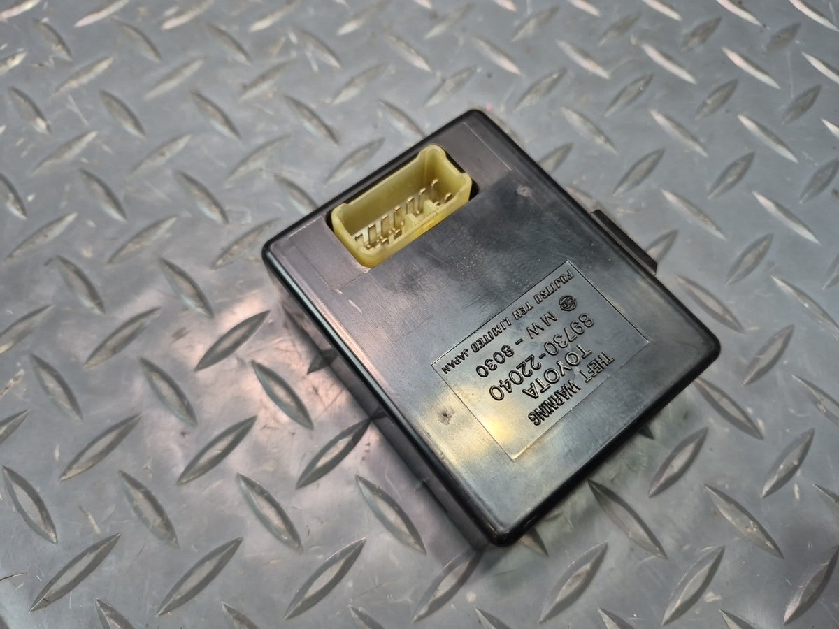 85-87 Toyota Cressida MX73 Theft Warning Locking Control Module 89730-22040 OEM