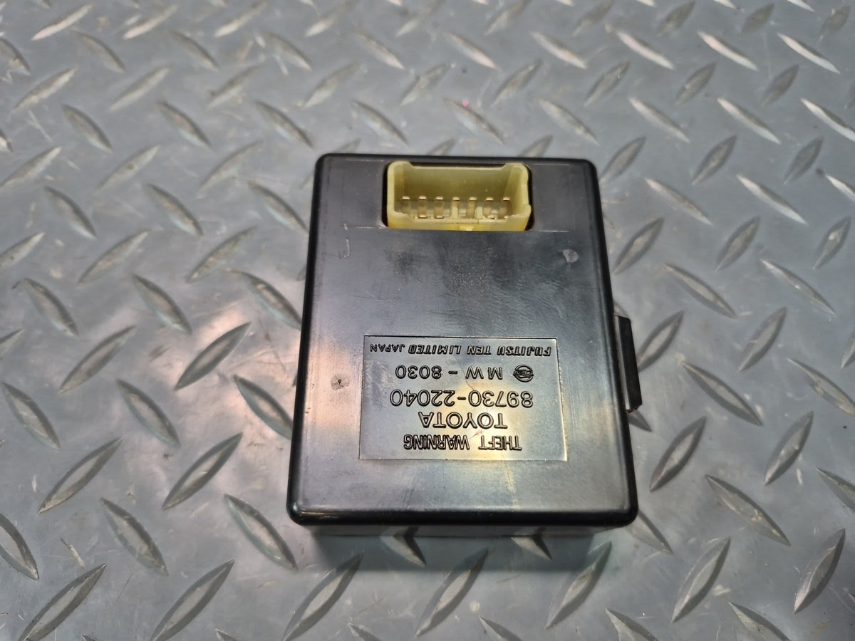 85-87 Toyota Cressida MX73 Theft Warning Locking Control Module 89730-22040 OEM
