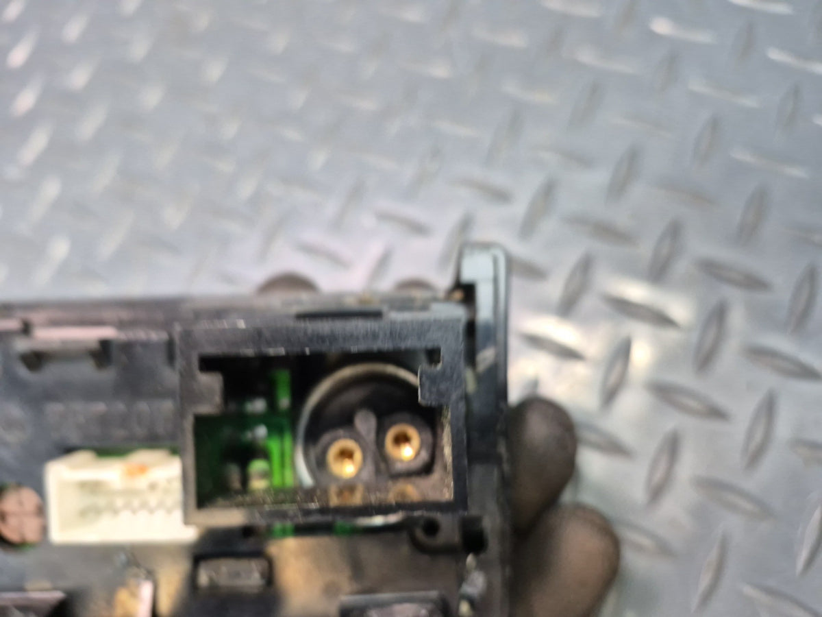 84-88 Toyota Cressida MX73 Radio A/C Heater Climate Switch w Trim Bezel Damaged