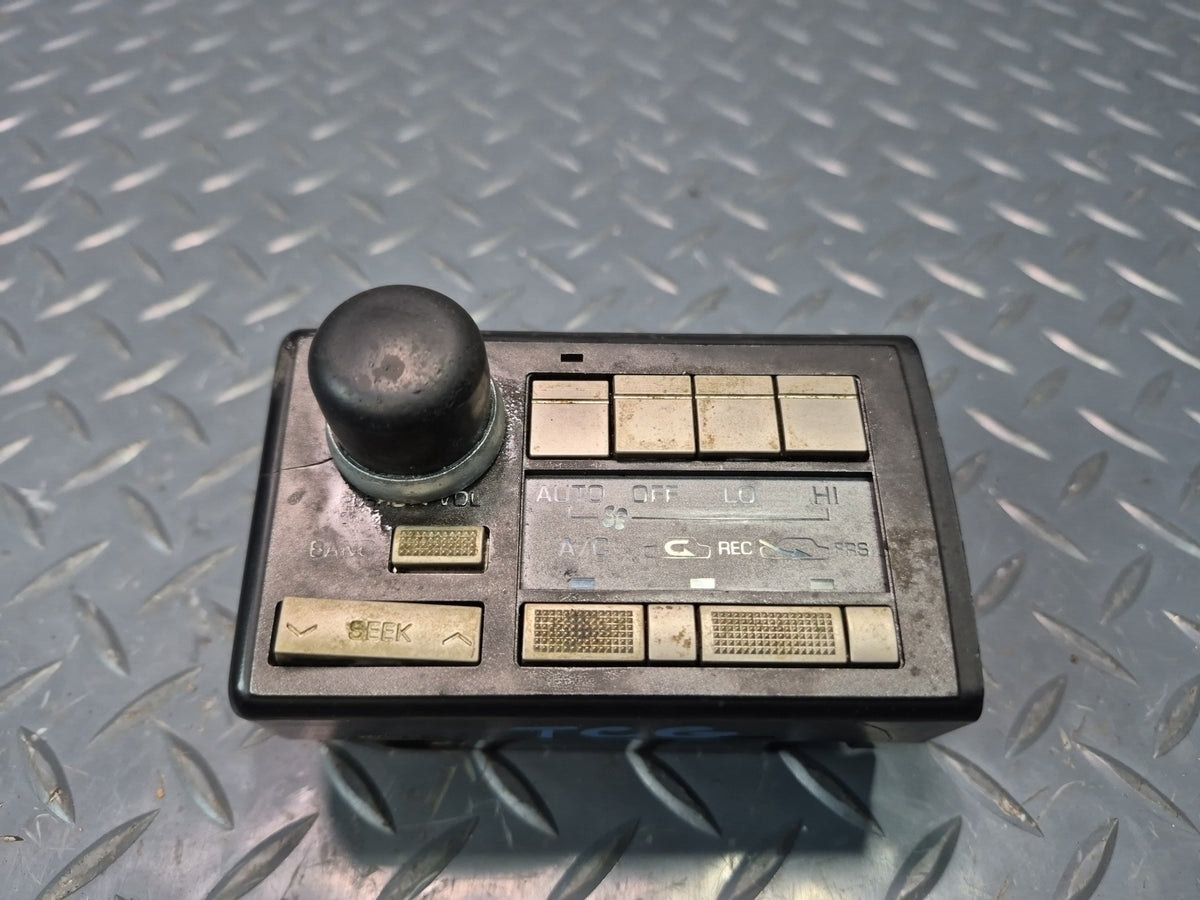 84-88 Toyota Cressida MX73 Radio A/C Heater Climate Switch w Trim Bezel Damaged