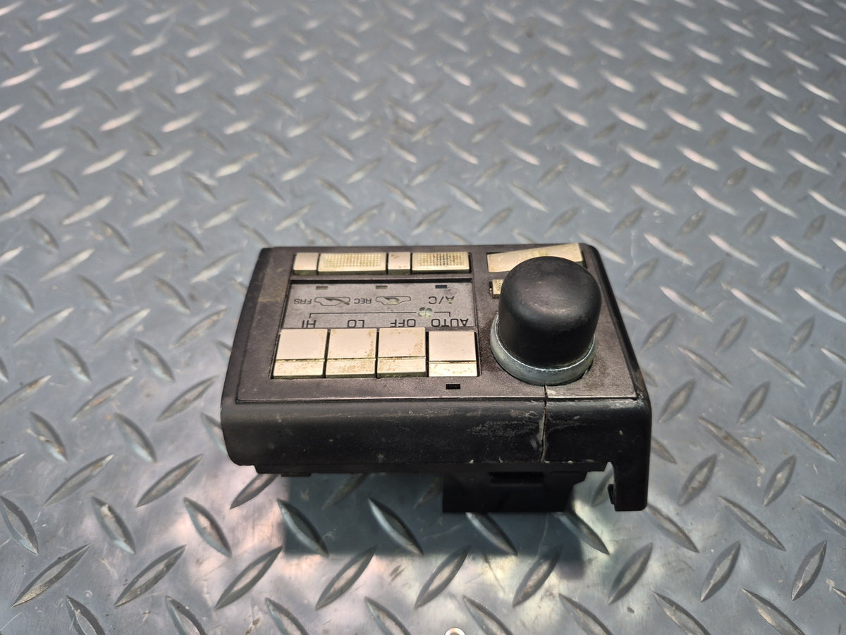 84-88 Toyota Cressida MX73 Radio A/C Heater Climate Switch w Trim Bezel Damaged