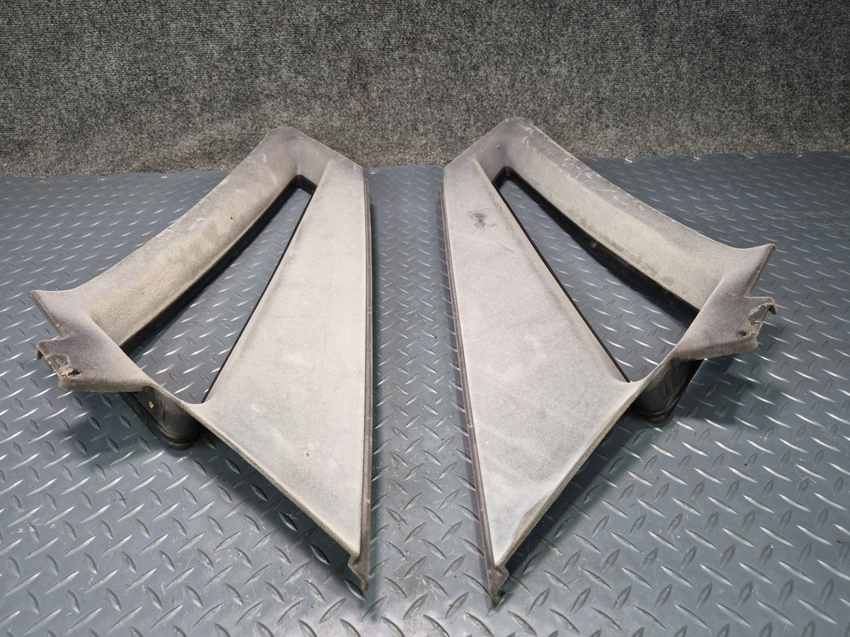 84-86 Toyota Cressida MX73 Sedan Set of 2 Rear Interior C Pillar Trim Panel Dmgd
