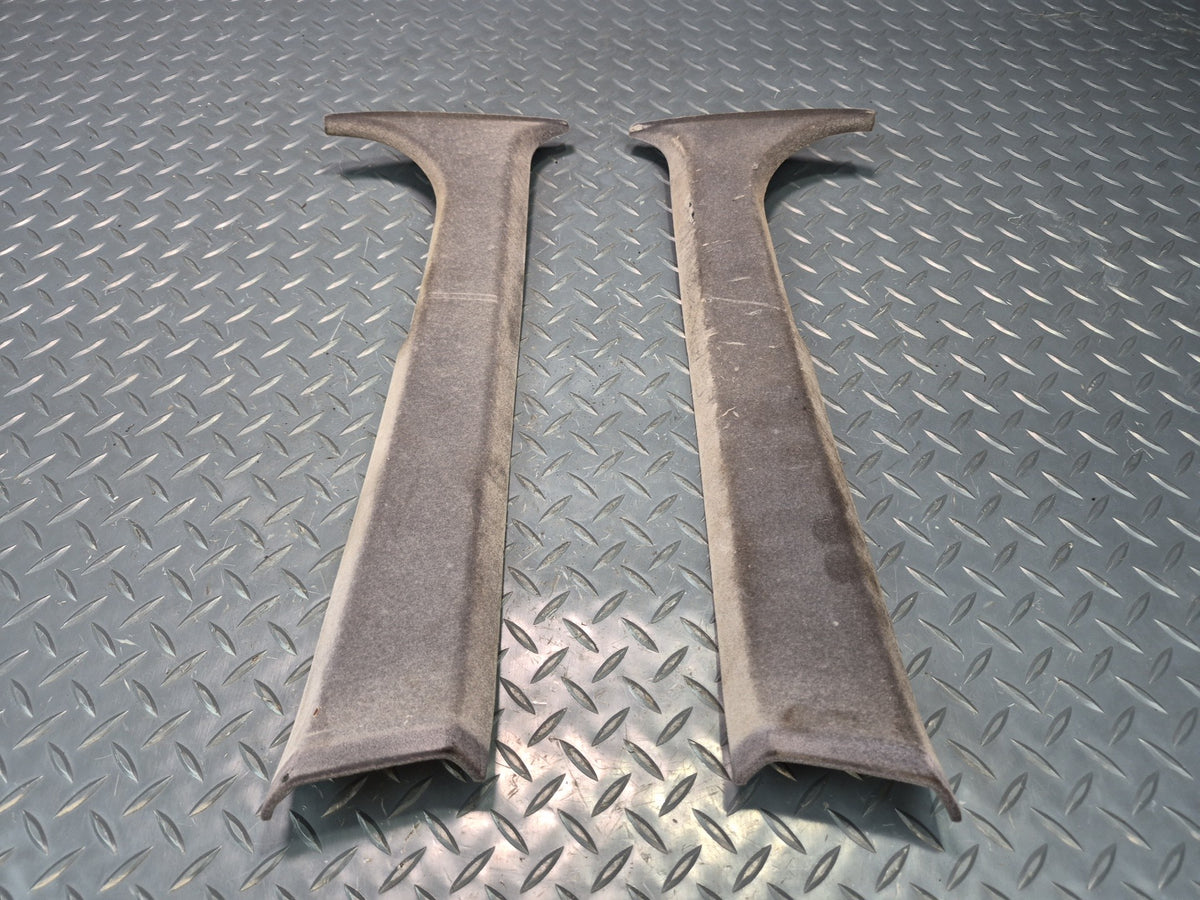 84-86 Toyota Cressida MX73 Sedan Upper Interior B Pillar Trim Cover Set Damaged