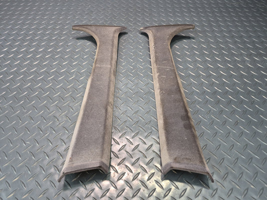 84-86 Toyota Cressida MX73 Sedan Upper Interior B Pillar Trim Cover Set Damaged