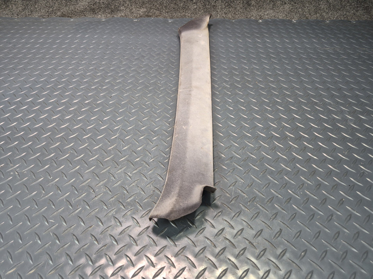 84-86 Toyota Cressida MX73 Sedan Set of 2 Front A Pillar Trim Cover Gray Damaged