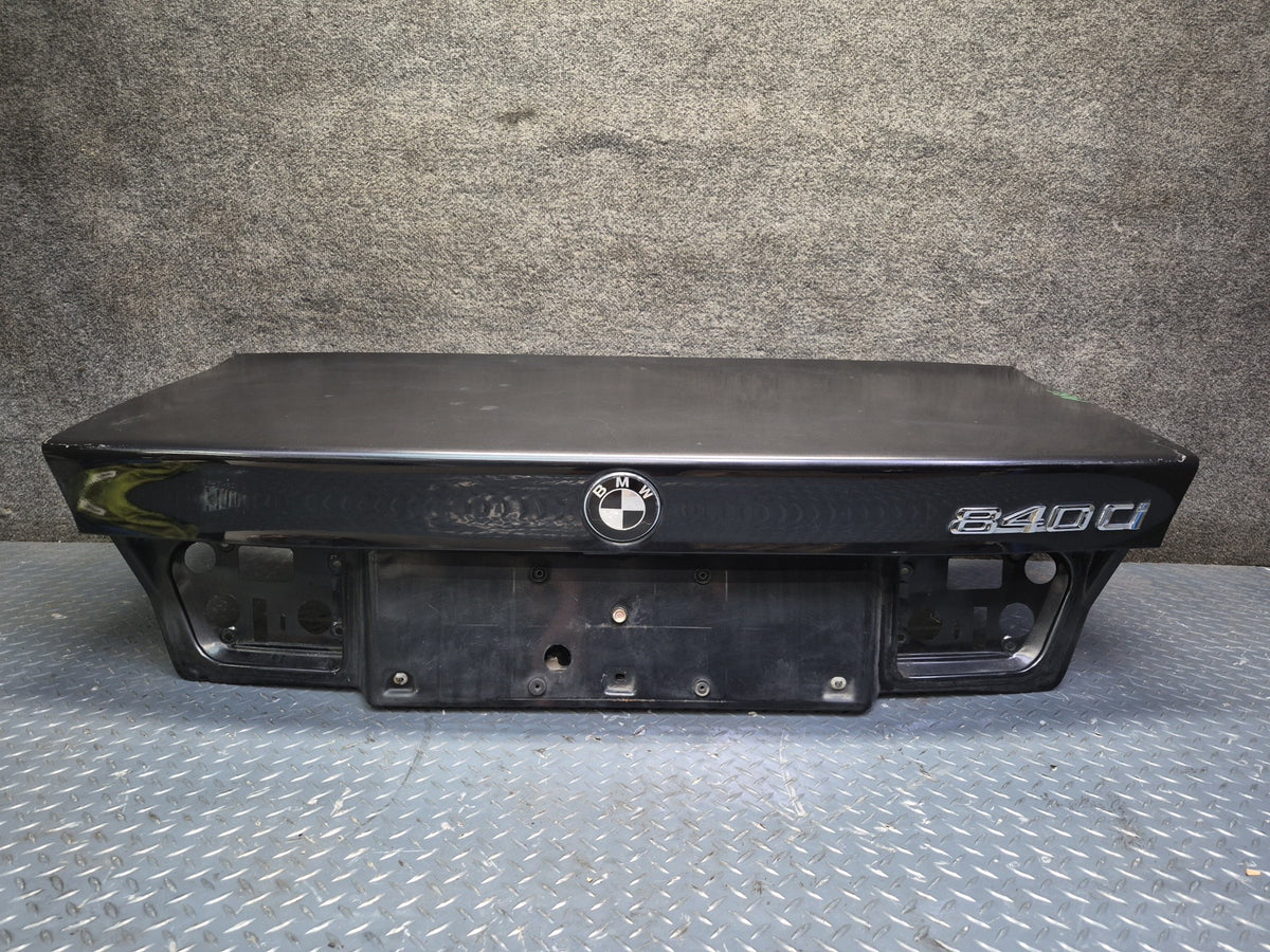 1994-1997 BMW E31 840Ci Rear Trunk Deck Lid Shell Panel Black