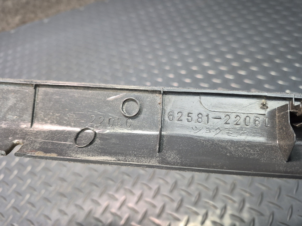 85-86 Toyota Cressida MX73 Sedan Rear Interior Quarter Window Trim Set of 2 OEM
