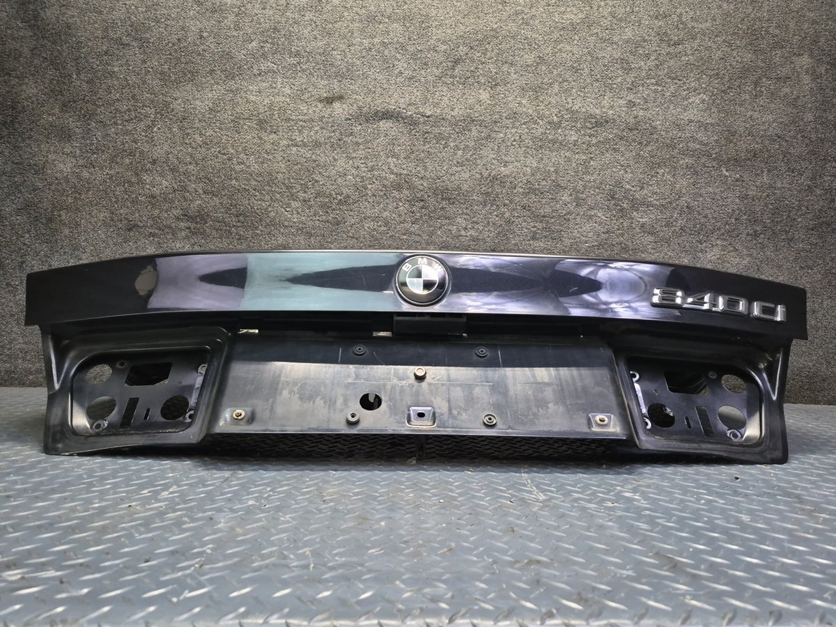 1994-1997 BMW E31 840Ci Rear Trunk Deck Lid Shell Panel Black