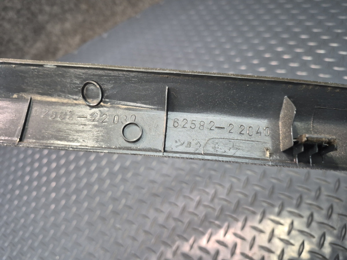 85-86 Toyota Cressida MX73 Sedan Rear Interior Quarter Window Trim Set of 2 OEM