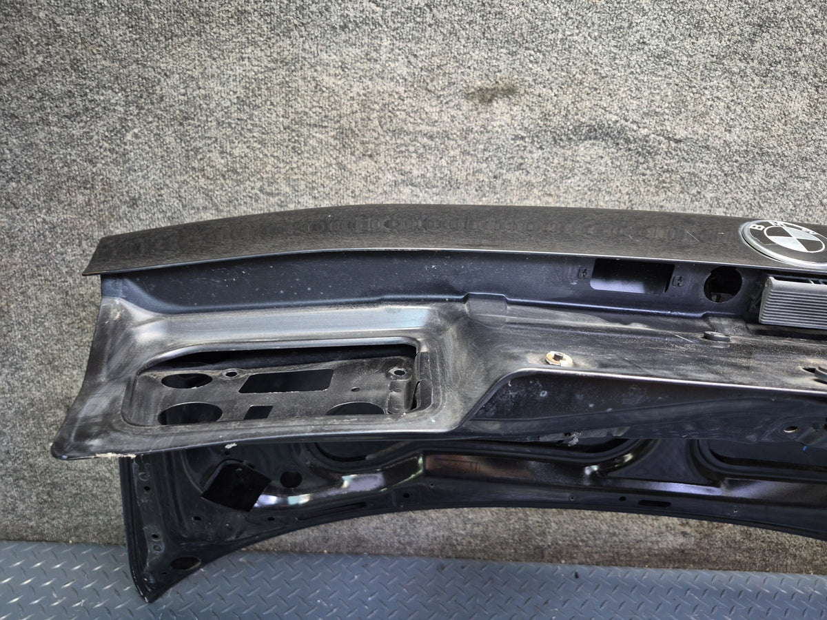 1994-1997 BMW E31 840Ci Rear Trunk Deck Lid Shell Panel Black