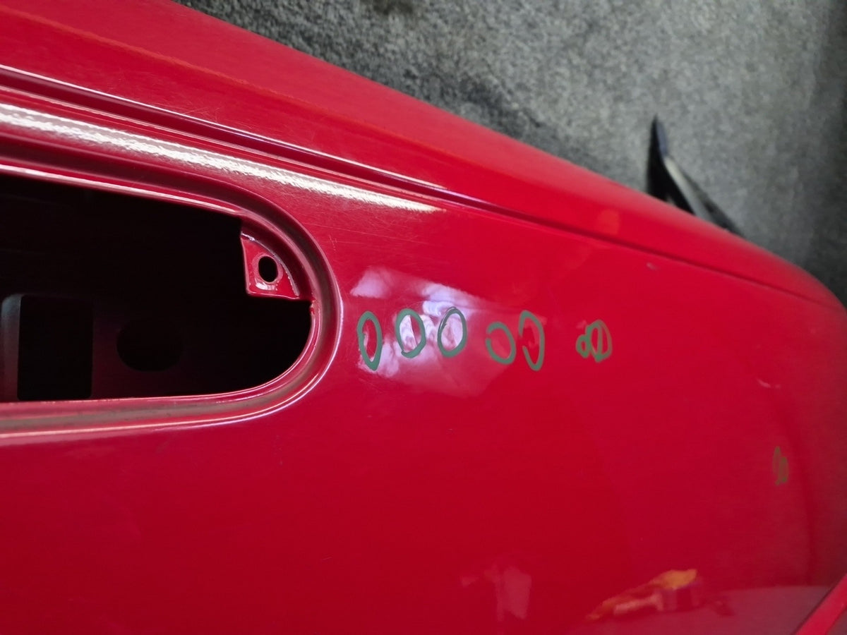 02-05 Ford Thunderbird Right Door Shell Panel Colorado RED Damaged