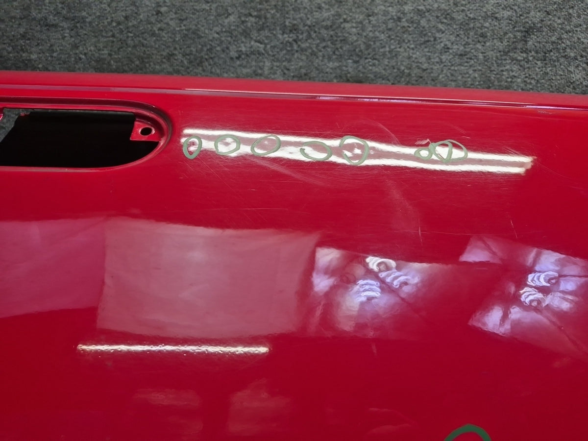02-05 Ford Thunderbird Right Door Shell Panel Colorado RED Damaged
