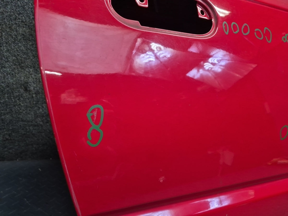 02-05 Ford Thunderbird Right Door Shell Panel Colorado RED Damaged