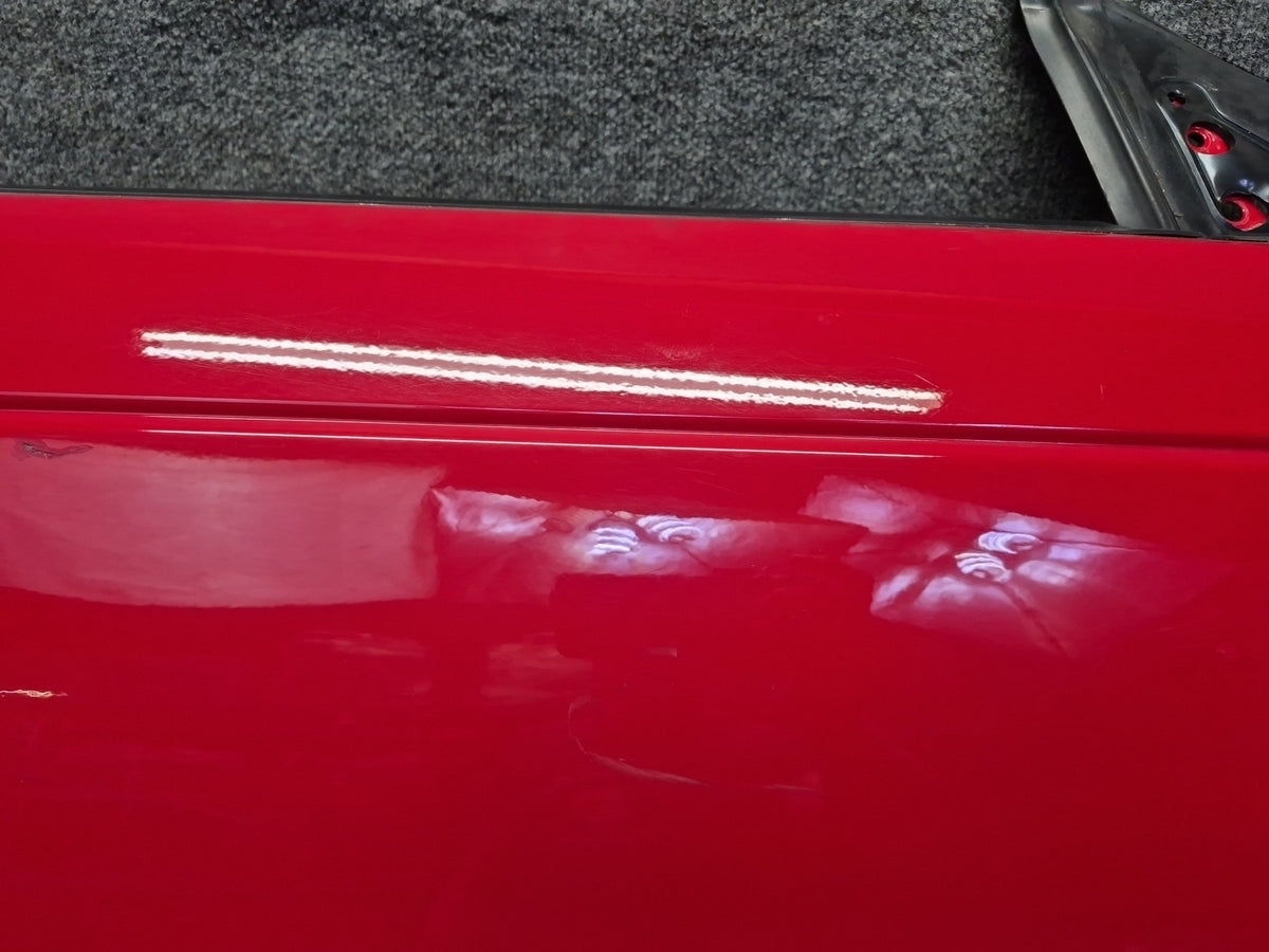 02-05 Ford Thunderbird Right Door Shell Panel Colorado RED Damaged