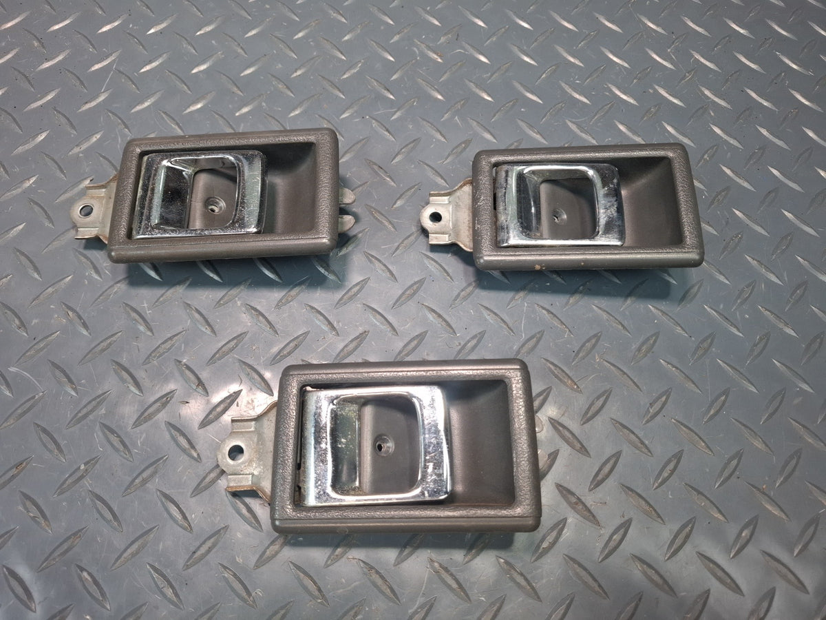 84-86 Toyota Cressida MX73 Sedan Set of 3 Front & Rear Door Interior Handle OEM