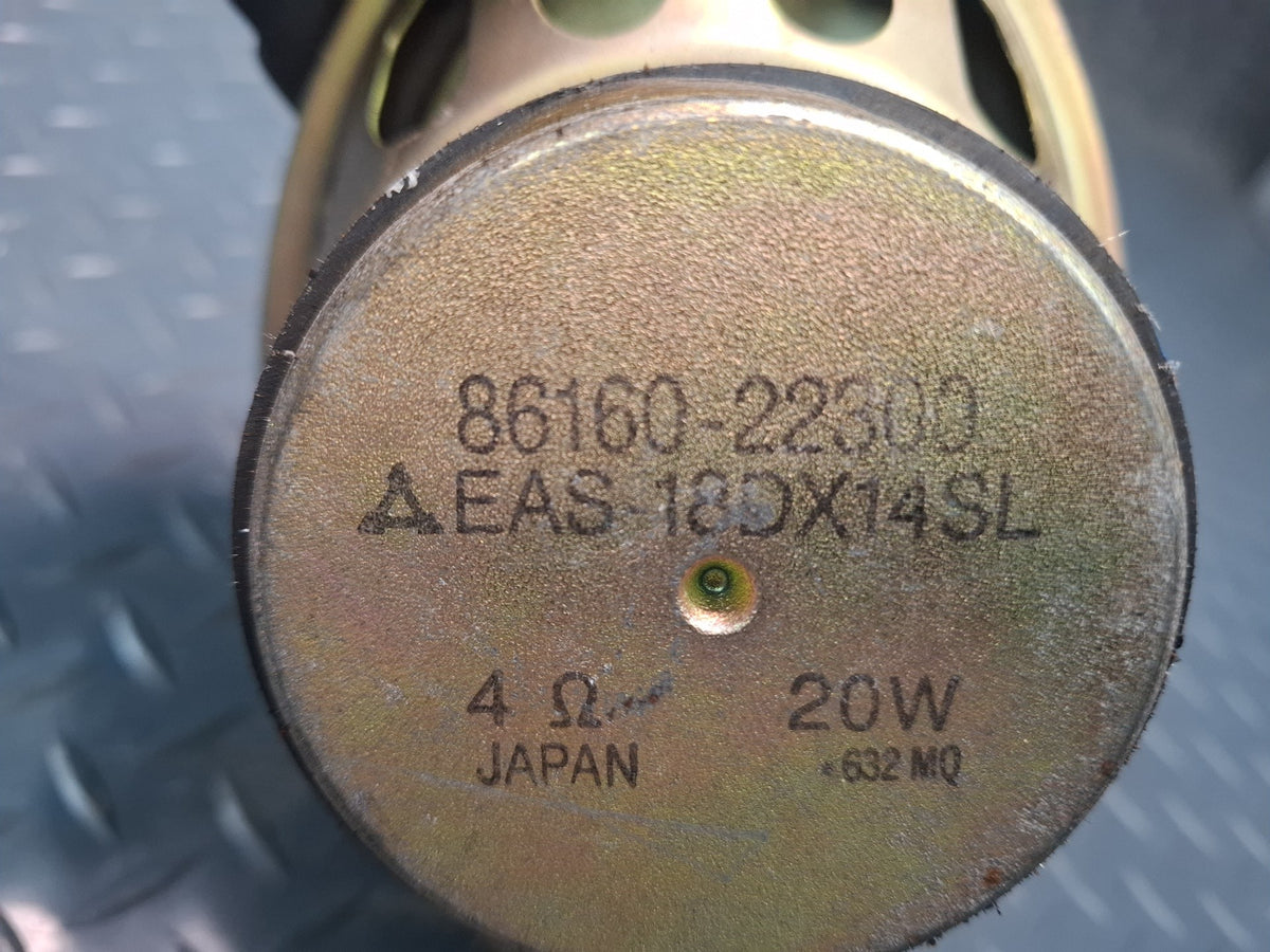84-88 Toyota Cressida MX73 Sedan Set of 2 Rear Left & Right Speaker OEM