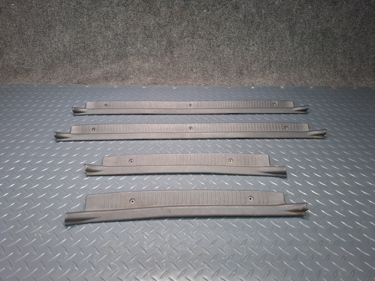 84-88 Toyota Cressida MX73 Sedan Front & Rear Door Scuff Sill Plate Trim Set OEM