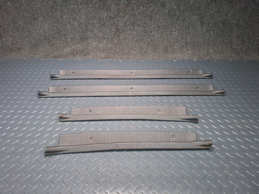 84-88 Toyota Cressida MX73 Sedan Front & Rear Door Scuff Sill Plate Trim Set OEM