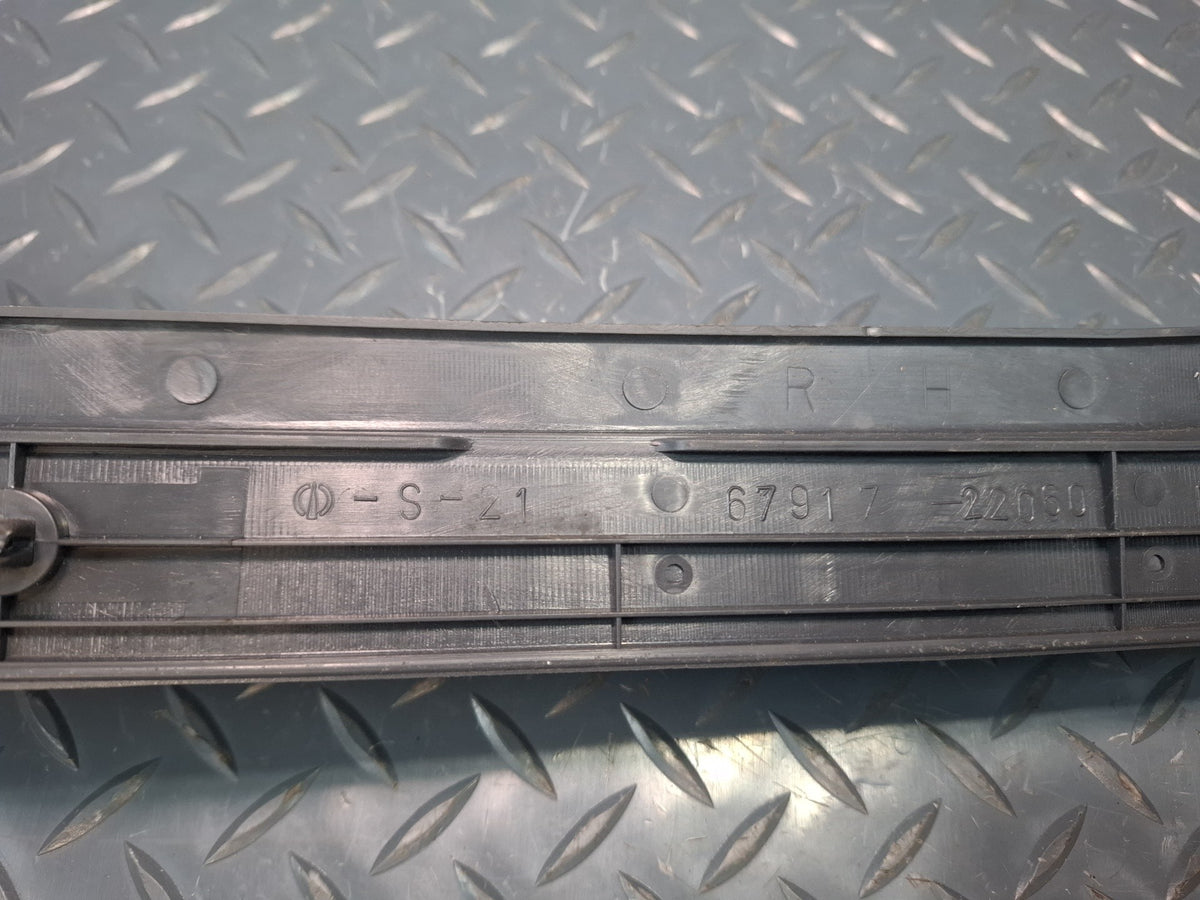 84-88 Toyota Cressida MX73 Sedan Front & Rear Door Scuff Sill Plate Trim Set OEM
