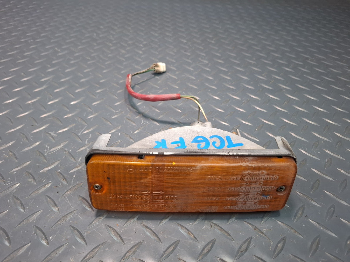 84-88 Toyota Cressida MX73 Front Right Bumper Turn Light Lamp OEM