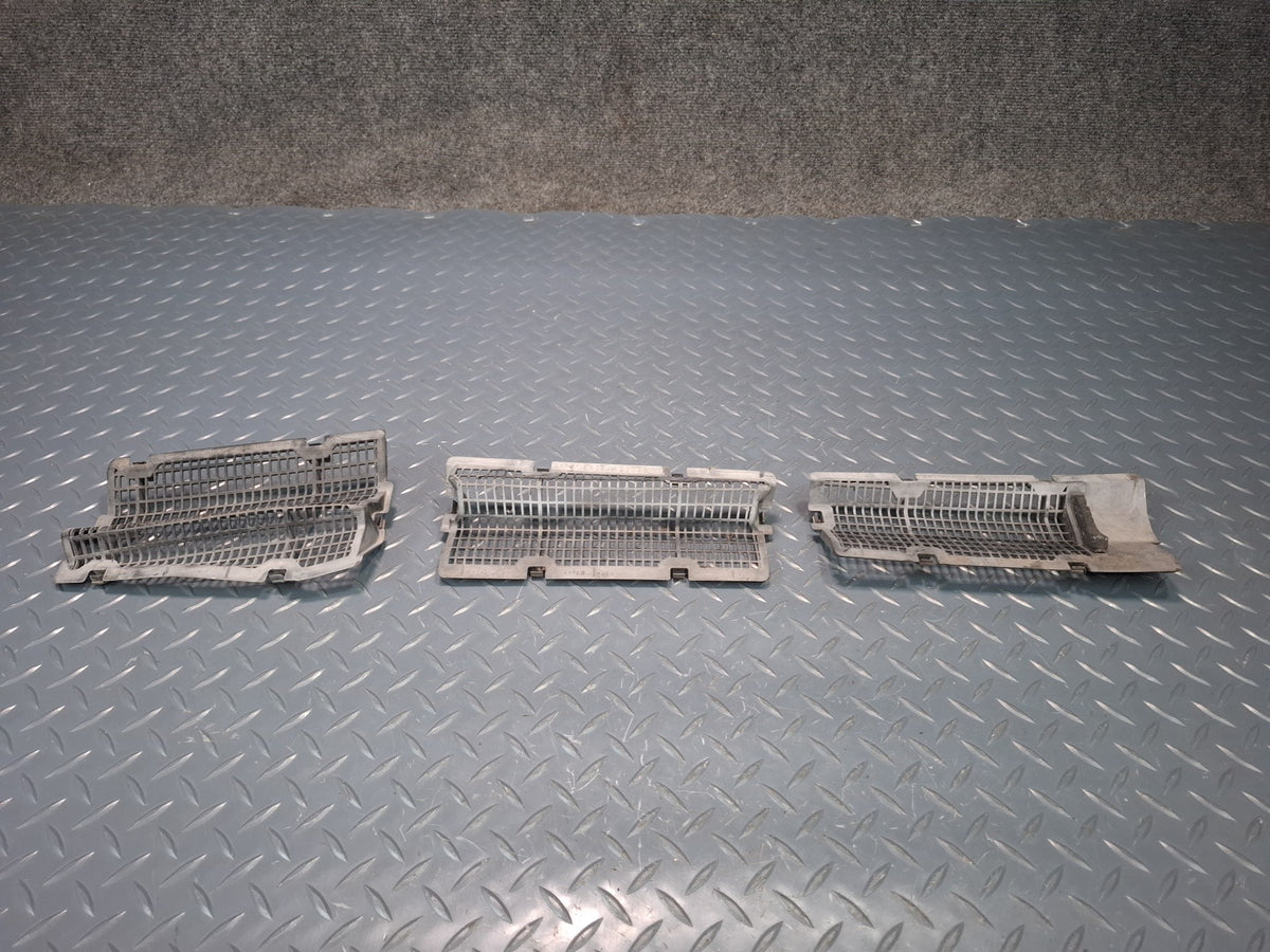 84-86 Toyota Cressida MX73 Front Windshield Cowl Vent Grille Cover Set of 3 OEM