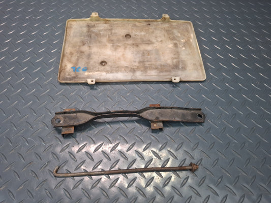 84-88 Toyota Cressida MX73 Battery Tray Support w Mounting Holders Set OEM