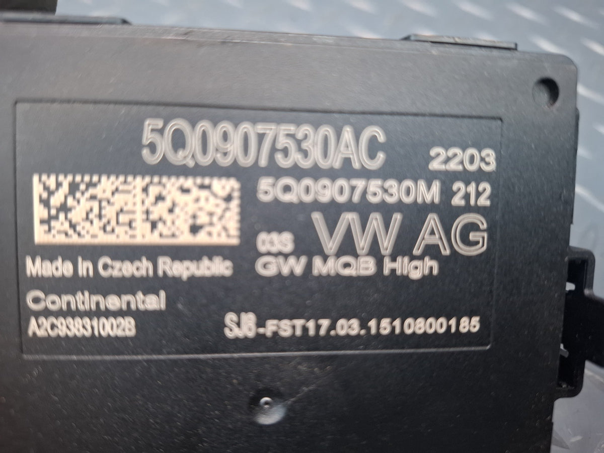 2015 Audi S3 8VS Gateway Control Module Unit 5Q0907530AC OEM