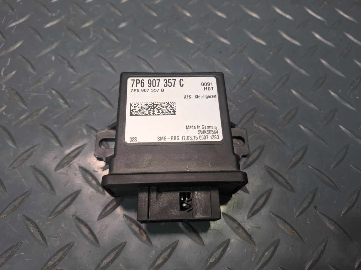 15-18 Audi S3 8VS AFS Headlight Range Control Module Unit 7P6907357C OEM