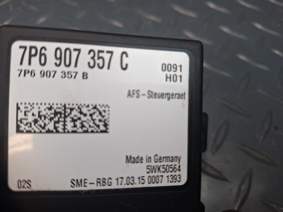 15-18 Audi S3 8VS AFS Headlight Range Control Module Unit 7P6907357C OEM