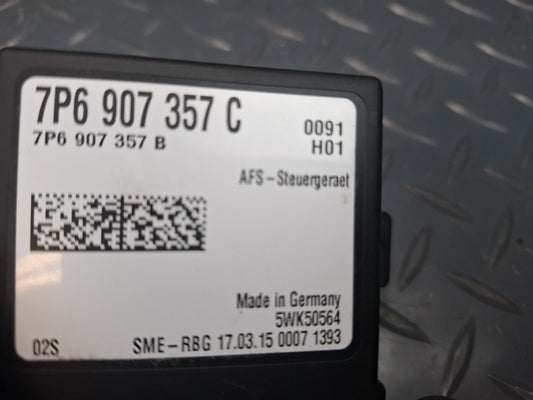 15-18 Audi S3 8VS AFS Headlight Range Control Module Unit 7P6907357C OEM