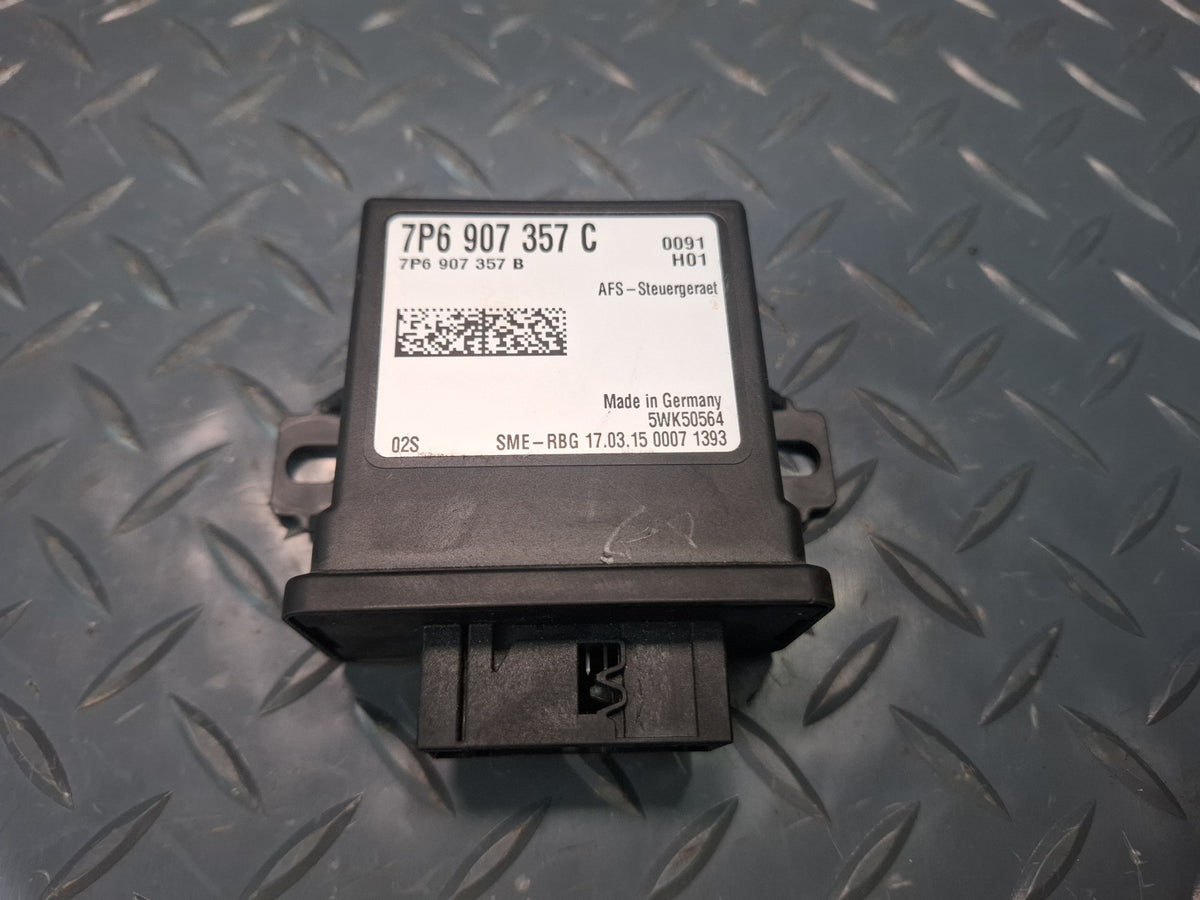 15-18 Audi S3 8VS AFS Headlight Range Control Module Unit 7P6907357C OEM