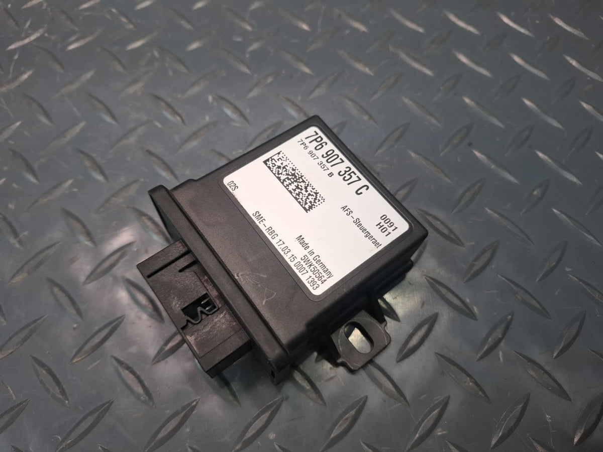 15-18 Audi S3 8VS AFS Headlight Range Control Module Unit 7P6907357C OEM