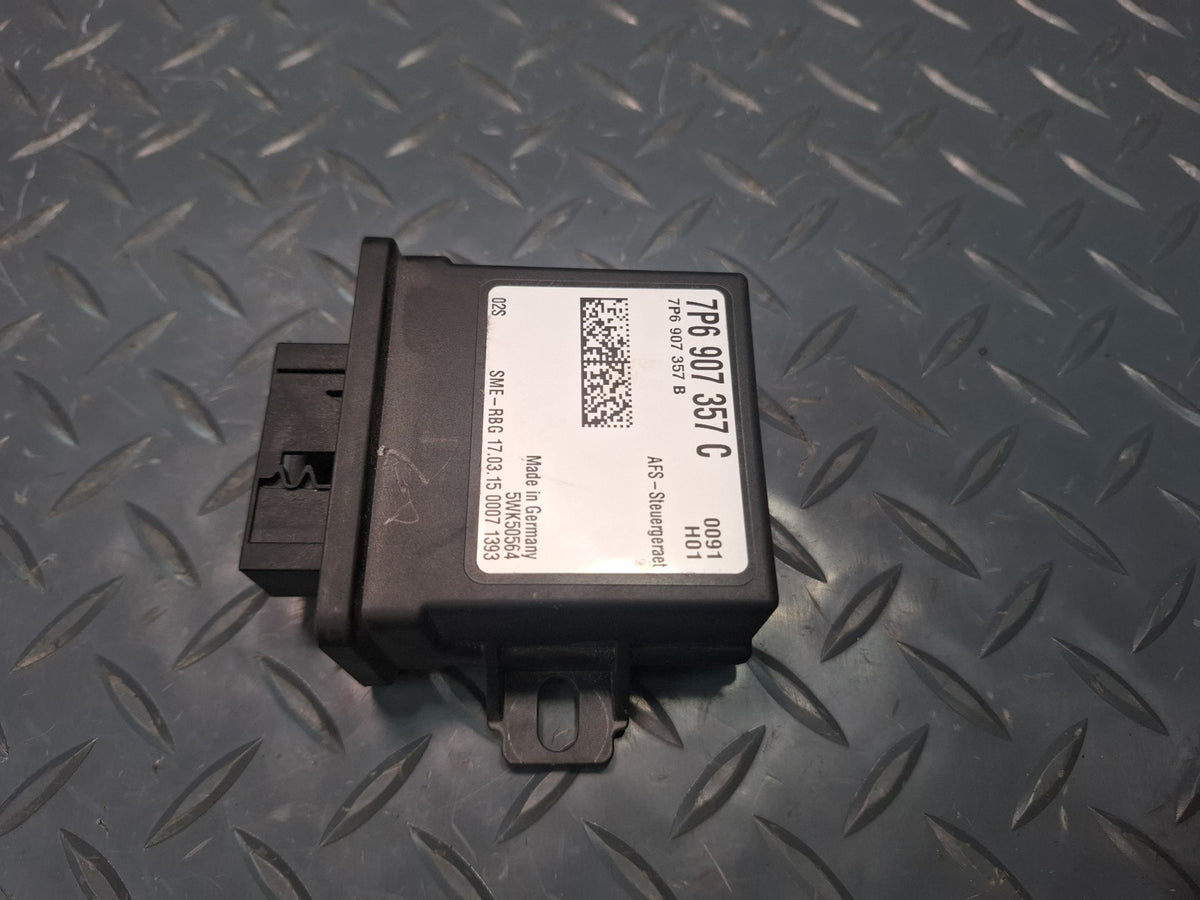 15-18 Audi S3 8VS AFS Headlight Range Control Module Unit 7P6907357C OEM