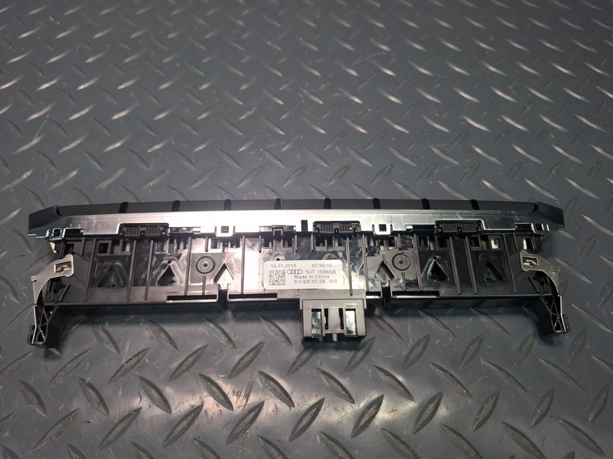 15-17 Audi S3 8VS Dash Center Drive Select PDC Hazard Traction Switch Panel OEM