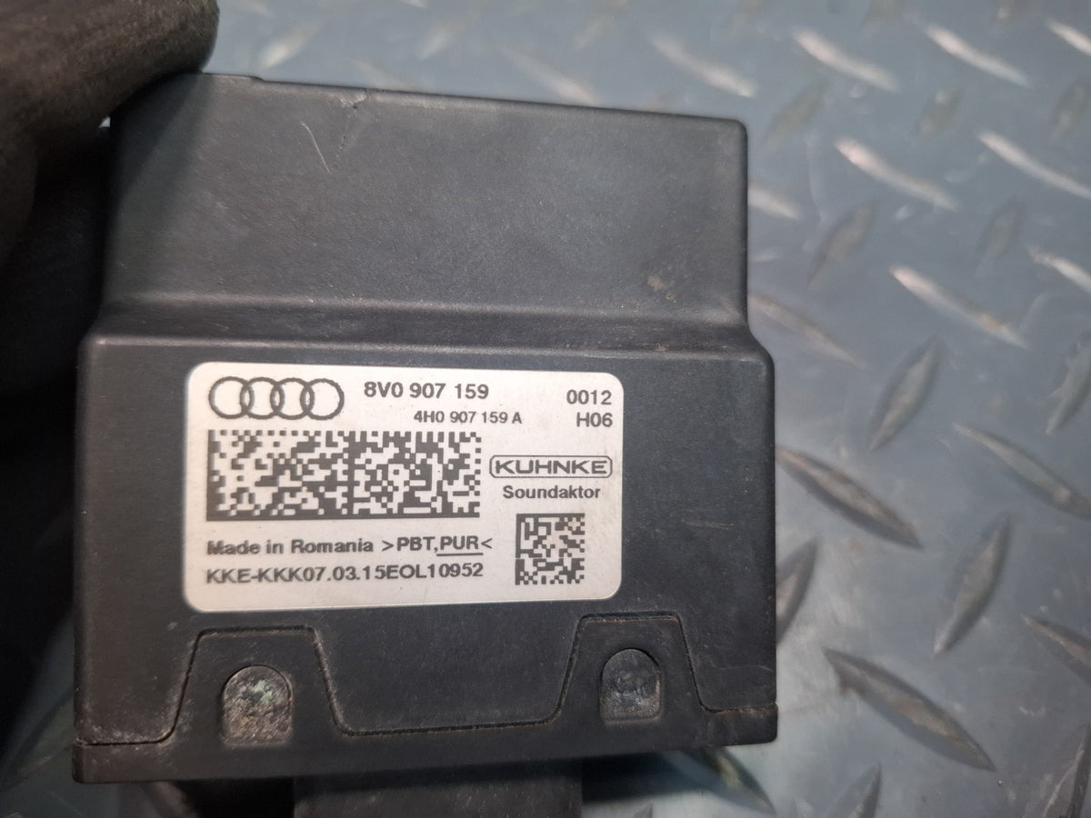 15-18 Audi S3 8VS Impact Sound Control Module 4H0907159A OEM