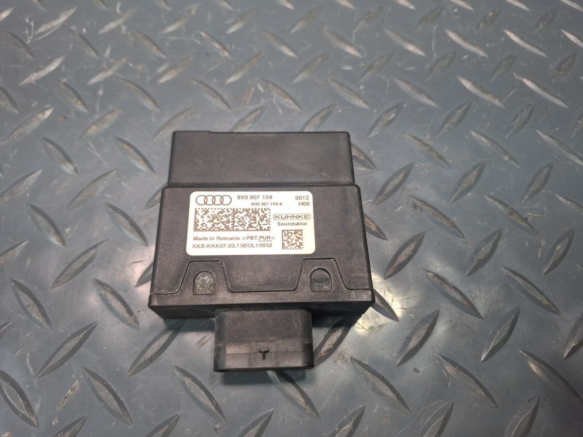 15-18 Audi S3 8VS Impact Sound Control Module 4H0907159A OEM