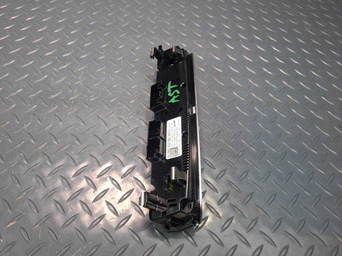 15-17 Audi S3 8VS A/C Heater Climate Control Switch Panel 8V0820043D OEM