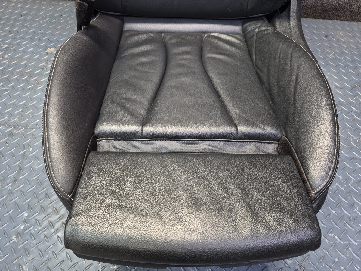 15-16 Audi S3 8VS Sedan 4D00R Front & Rear Seat Set Leather Black OEM