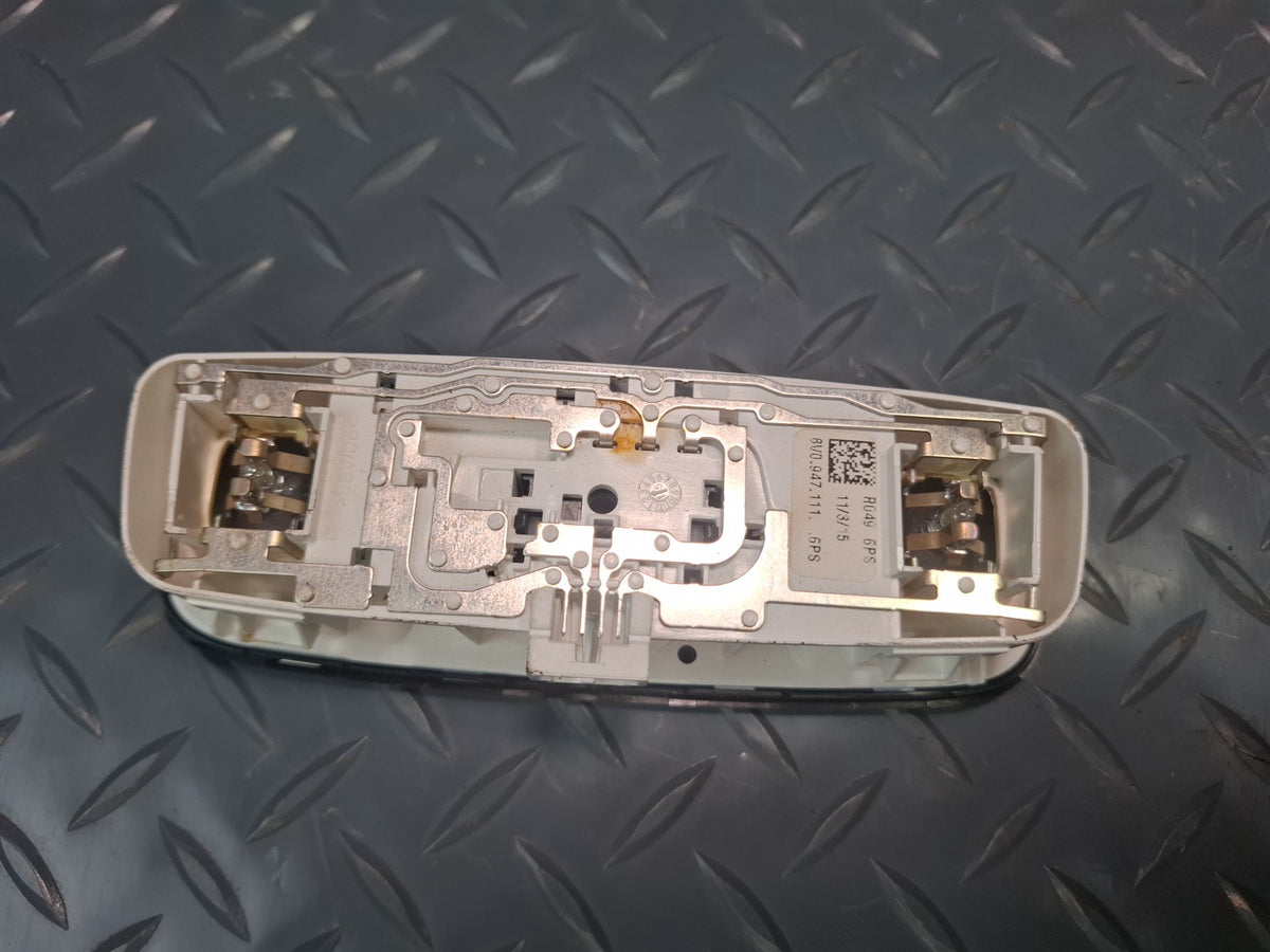 15-16 Audi A3 S3 8VS Sedan Front Rear Dome Light MAP Light Switch Panel Set OEM