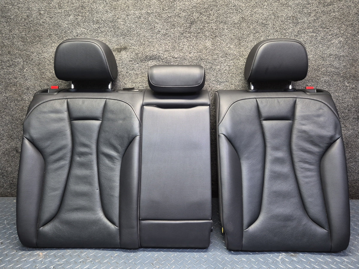 15-16 Audi S3 8VS Sedan 4D00R Front & Rear Seat Set Leather Black OEM